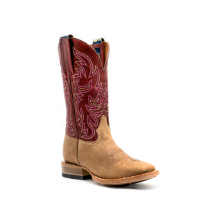 Hyer Topeka Calico Tan/Royal Cherry