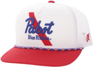 Hooey PBR White/Red Snapback