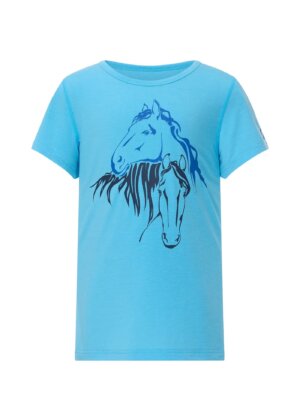 Kerrits Kids Equine Embrace Tee Oasis Blue