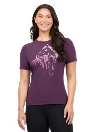 Kerrits Equine Embrace Tee Plum