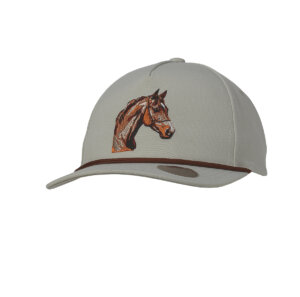 Ranch Craft Horse Head Tan Snap Back Cap