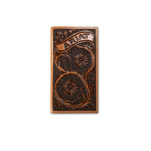 Ariat Banner Floral Tan Rodeo Wallet