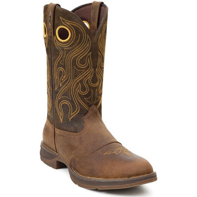 Durango Rebel Cowboy Boots - Distressed Brown - Al-Bar Ranch