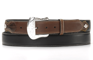 Nocona Top Hand Western Belt - Black/Brown
