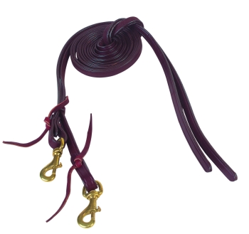 Tucker 3/4" Split Rein - Black