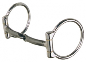 Reinsman Offset Dee Ring Snaffle Bit