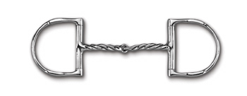 Myler 5" MB09T English Dee Ring Bit with Hooks