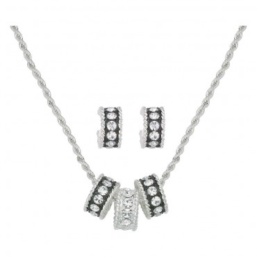 Montana Silversmiths Crystal Shine Jewelry Set