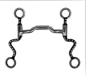 Myler Black Steel Seven Shank 5" MB36 Western Bit