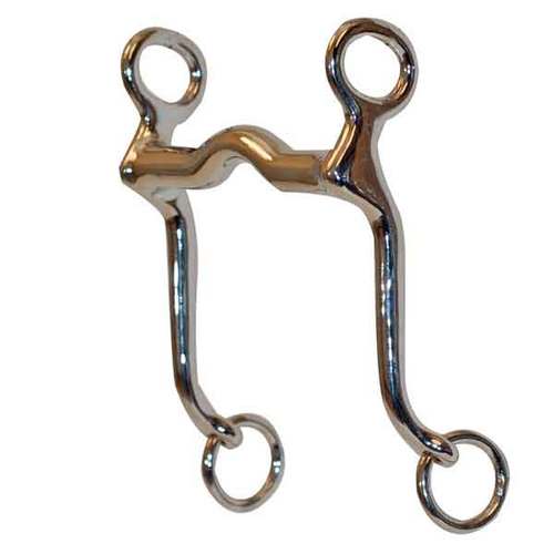 4 1/4" Nickel Plated Pony Curb Bit
