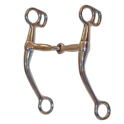 4 3/4" Stainless Steel Training Snaffle Bit