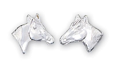 Montana Silversmiths Little Silver Horsehead Earring