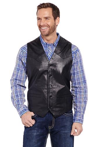 Cripple Creek Smooth Leather Vest