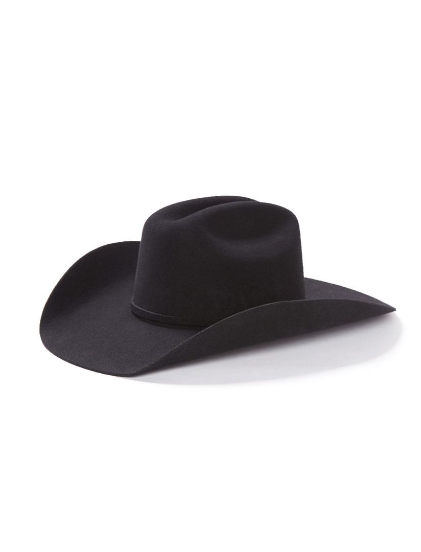 Stetson Corral 4X Buffalo Felt Hat in black angled view