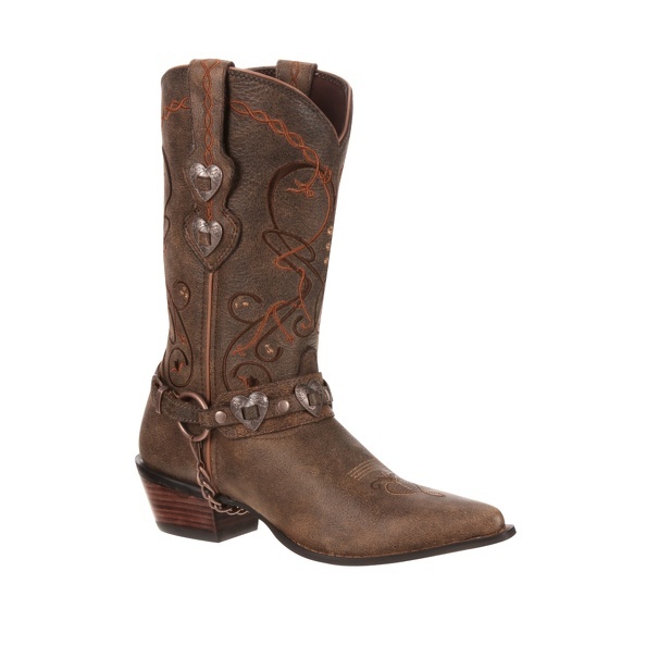 Durango Crush Heartbreaker Cowgirl Boots - Brown