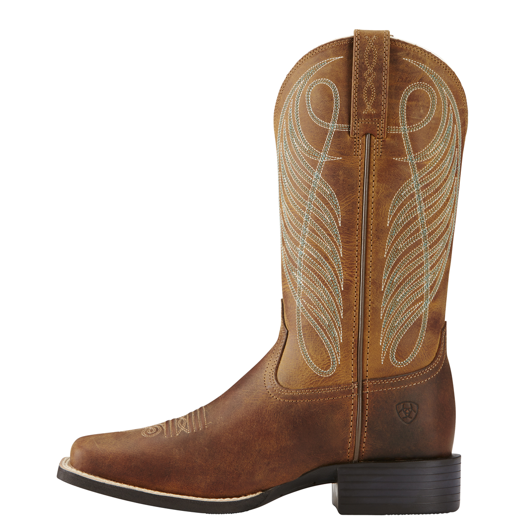 Ariat Round Up Western Cowgirl Boots Distressed Brown Al Bar Ranch