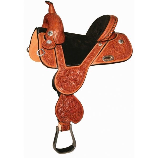 Circle Y Tammy Fischer Daisy Treeless Barrel Saddle