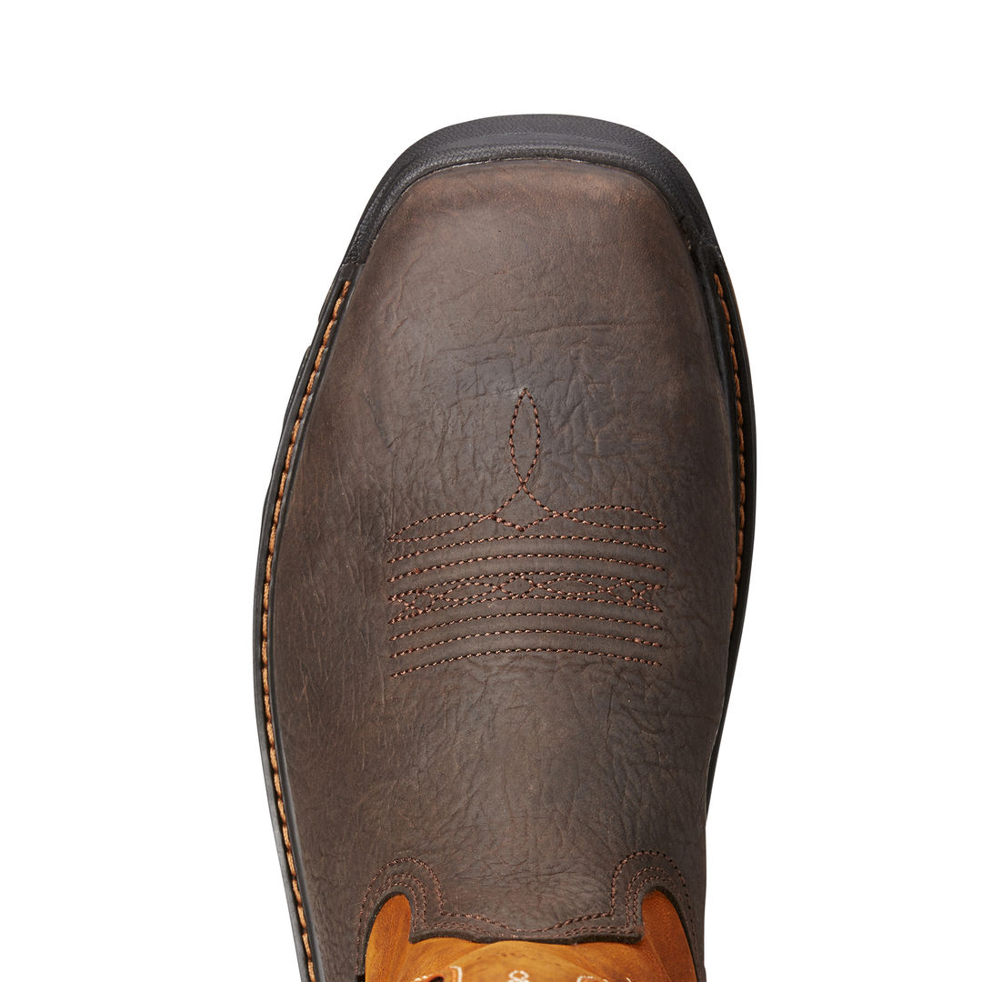 Ariat Intrepid Venttek Comp Toe Work Boots - Bruin Brown/Orange - Al ...