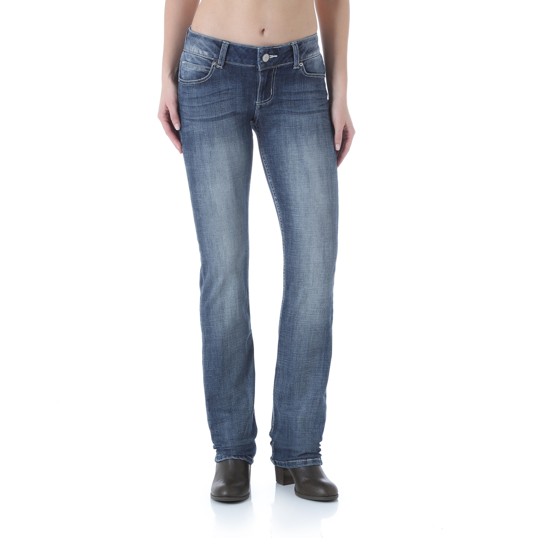 Wrangler Premium Patch Straight Leg Jeans