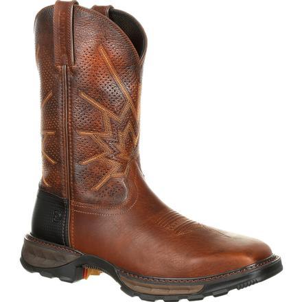 Durango Maverick XP Vented Steel Toe Work Boots - Brown - Al-Bar Ranch